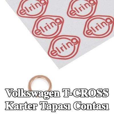 ELRING Karter tapası rondelası Bakır, Inner Diameter: 14mm — Volkswagen T-cross