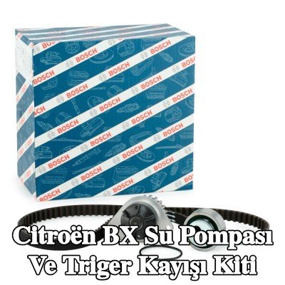 BOSCH Su pompası ve triger kayışı kiti Diş Sayısı: 108, Width: 17mm — 1990 Citroën Bx