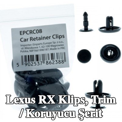 EINPARTS Klips, trim / koruyucu şerit — Lexus Rx