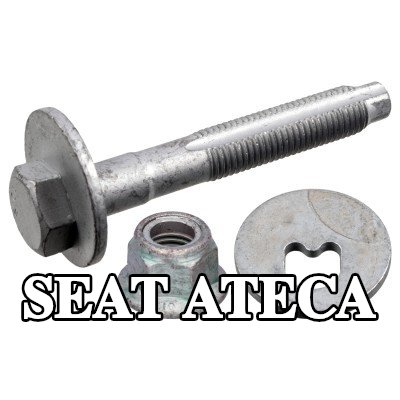 FEBI BILSTEIN برغي ضبط زاوية الانحراف للمحور الخلفي (اليسار), المحور الخلفي الأيمن — SEAT Ateca