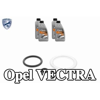 VAICO مجموعة صيانة علبة التروس مع الملحقات, مع كمية الزيت اللازمة لتغيير الزيت القياسي — Opel Vectra