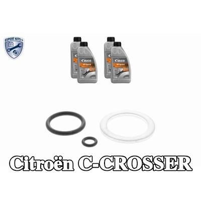 VAICO مجموعة صيانة علبة التروس مع الملحقات, مع كمية الزيت اللازمة لتغيير الزيت القياسي — Citroën C-crosser