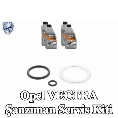 VAICO Aksesuarlarla birlikte şanzıman servis kiti, standart yağ değişimi için yağ miktarı ile — Opel Vectra