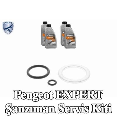 VAICO Aksesuarlarla birlikte şanzıman servis kiti, standart yağ değişimi için yağ miktarı ile — Peugeot Expert