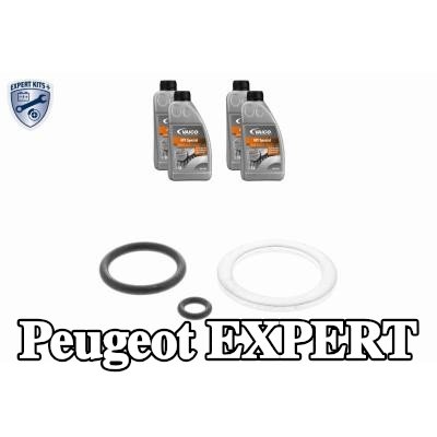 VAICO مجموعة صيانة علبة التروس مع الملحقات, مع كمية الزيت اللازمة لتغيير الزيت القياسي — Peugeot Expert