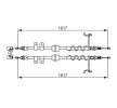 BOSCH El freni kablosu 1817mm, 1817mm — 2012 Ford Transit Connect (5)