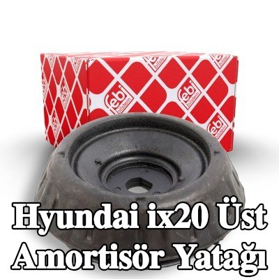 FEBI BILSTEIN Üst amortisör yatağı Ön Aks Sol, Ön Aks Sağ, bilyalı rulman içermez — Hyundai ix20