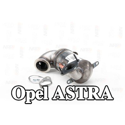 NAP carparts محول حفاز مع مواد التثبيت/التركيب — Opel Astra