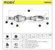 RIDEX Tahrik mili Ön Aks Sol, 576mm — Citroën C15 (2)