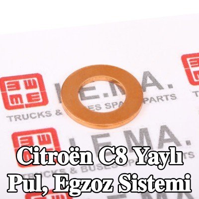 LEMA Yaylı pul, egzoz sistemi — Citroën C8
