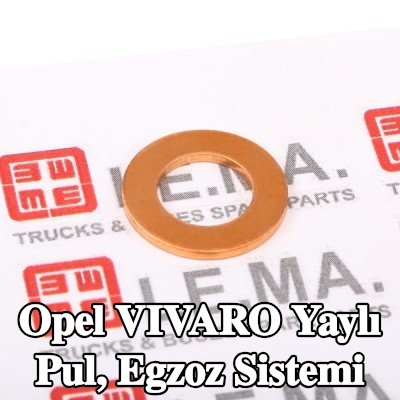LEMA Yaylı pul, egzoz sistemi — Opel Vivaro