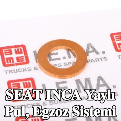 LEMA Yaylı pul, egzoz sistemi — SEAT Inca