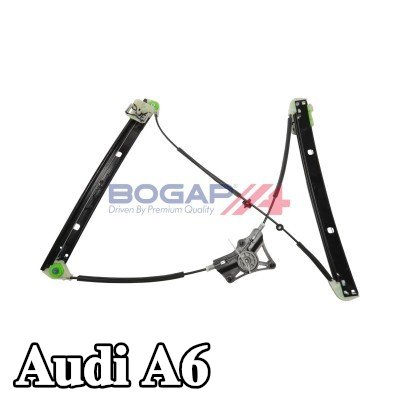 BOGAP مُحرك نافذة أمامي أيسر, كهربائي, بدون محرك كهربائي — Audi A6