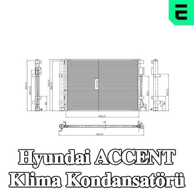 ERA Kurutuculu klima kondansatörü — Hyundai Accent