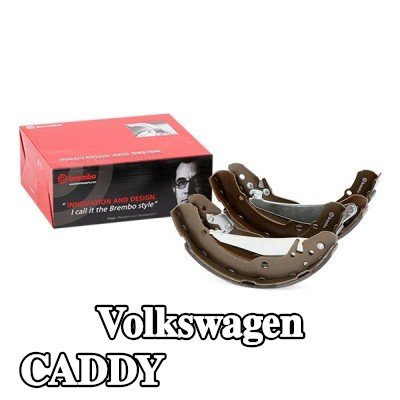 BREMBO مجموعة أحذية الفرامل مع ذراع فرامل اليد — Volkswagen Caddy