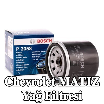 BOSCH Yağ filtresi — Chevrolet Matiz