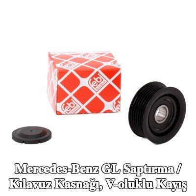 FEBI BILSTEIN Saptırma / kılavuz kasnağı, V-ribbed belt Outer Diameter 1: 64mm, kapaklı — 2011 Mercedes-Benz Gl