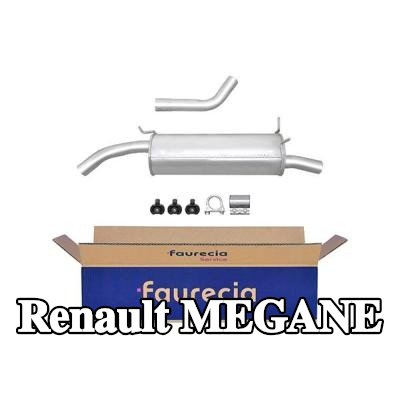 HELLA كاتم الصوت الخلفي الخلفي, مع قطع التركيب — 2000 Renault Megane