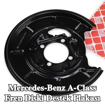 FEBI BILSTEIN Fren diski destek plakası Arka Aks Sol — 2012 Mercedes-Benz A-Class