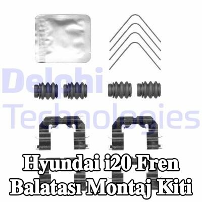 DELPHI Fren balatası montaj kiti — Hyundai i20