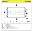 RIDEX Klima kondansatörü 558x361x16 — 2002 Citroën C5 (2)