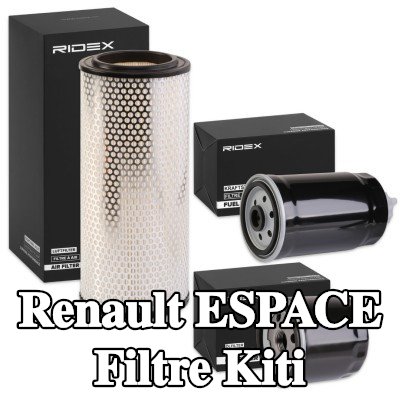 RIDEX Filtre kiti — 1990 Renault Espace
