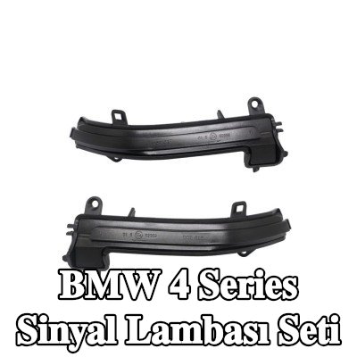 ABAKUS Sol dış ayna sinyal seti, Sağ dış ayna — BMW 4 Series