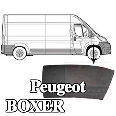 VAN WEZEL حافة الرفرف الأمامية اليمنى — Peugeot Boxer