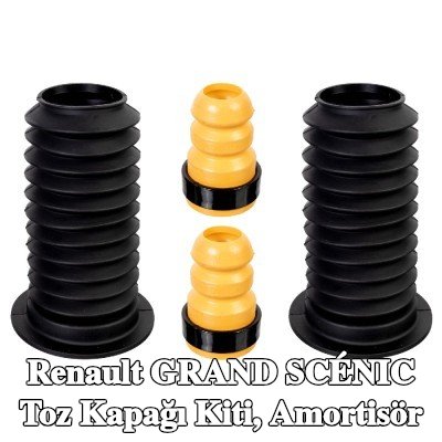 FEBI BILSTEIN Toz kapağı kiti, amortisör Ön Aks Sol, Ön Aks Sağ — Renault Grand Scénic