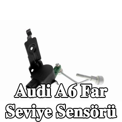 VEMO Far seviye sensörü Ön Aks Sağ, tutuculu, bağlantı çubuğu ile — 2005 Audi A6