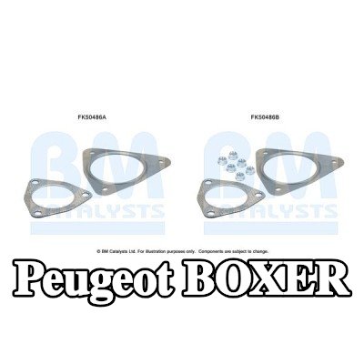 BM CATALYSTS طقم التثبيت، أنبوب العادم — Peugeot Boxer