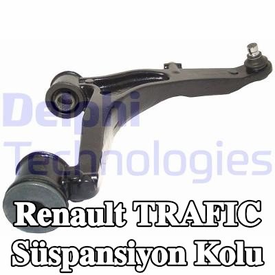DELPHI Alt süspansiyon kolu, Sağ, Dökme Çelik, bilyeli mafsal ile — 2000 Renault Trafic
