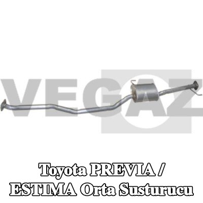 VEGAZ Orta susturucu Merkez — Toyota Previa / Estima