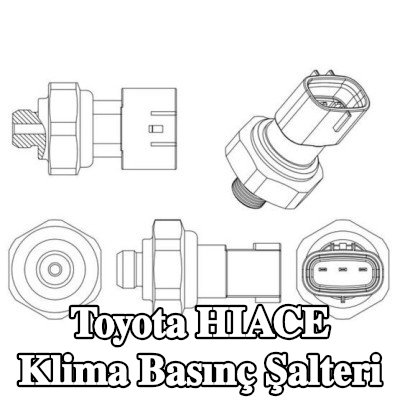 MAHLE Conta halkalı klima basınç şalteri — Toyota Hiace