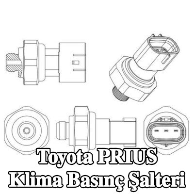 MAHLE Conta halkalı klima basınç şalteri — Toyota Prius