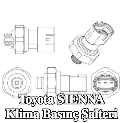 MAHLE Conta halkalı klima basınç şalteri — Toyota Sienna