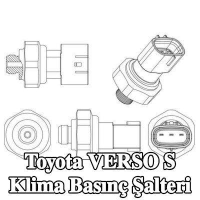 MAHLE Conta halkalı klima basınç şalteri — Toyota Verso S
