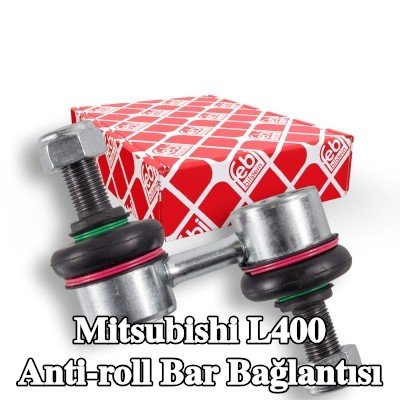 FEBI BILSTEIN Ön aks sol anti-roll bar bağlantısı, Ön Aks Sağ, 60mm, Çelik — Mitsubishi L400