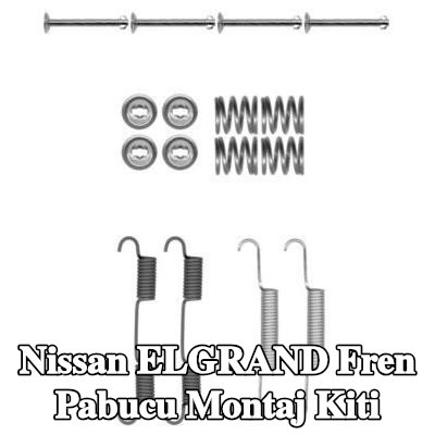 TEXTAR Fren pabucu montaj kiti — Nissan Elgrand