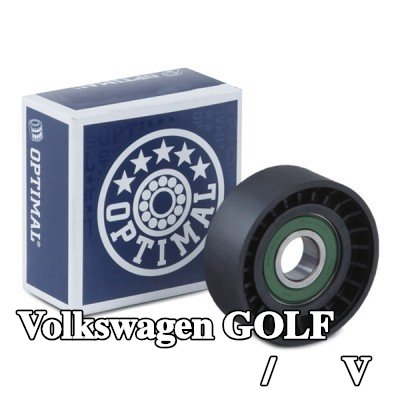 OPTIMAL بكرة الانحراف/التوجيه, V-ribbed belt Outer Diameter: 65mm, بدون حامل — 2019 Volkswagen Golf