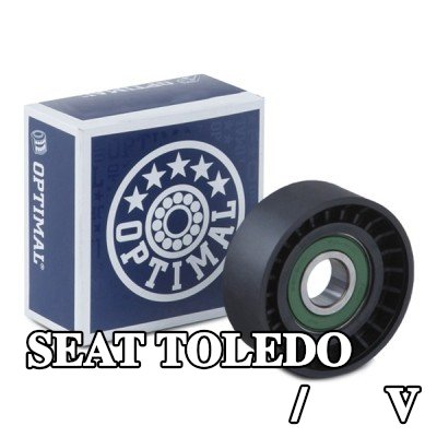 OPTIMAL بكرة الانحراف/التوجيه, V-ribbed belt Outer Diameter: 65mm, بدون حامل — SEAT Toledo