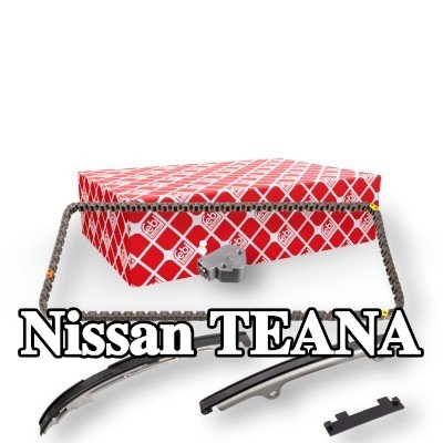 FEBI BILSTEIN طقم سلسلة التوقيت مع شداد السلسلة, مع سكك انزلاقية — 2003 Nissan Teana