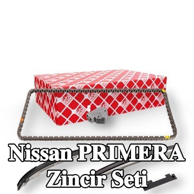 FEBI BILSTEIN Zincir gergisi içeren zamanlama zinciri kiti, kızak raylı — Nissan Primera