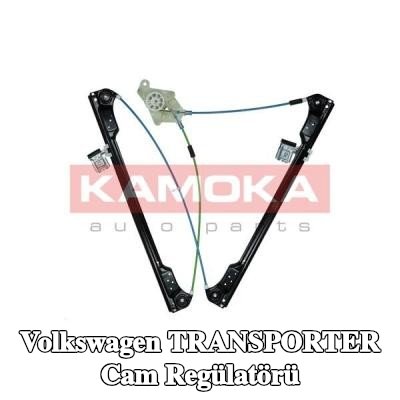 KAMOKA Cam regülatörü Sağ Ön, Elektrikli, elektrik motoru olmadan — Volkswagen Transporter