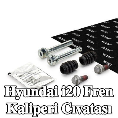 RIDEX Fren kaliperi cıvatası Ön Aks, Arka Aks, cıvatalar ile — 2012 Hyundai i20