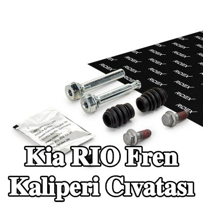 RIDEX Fren kaliperi cıvatası Ön Aks, Arka Aks, cıvatalar ile — Kia Rio