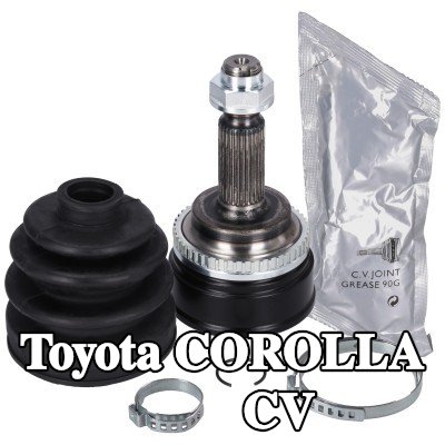 FEBI BILSTEIN طقم مفصل CV جانب العجلة, مع شحم — 2000 Toyota Corolla