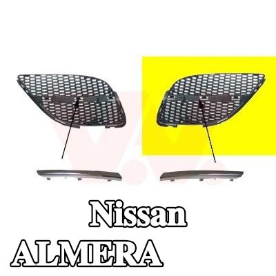 VAN WEZEL شبكة المبرد (الجانب الأيسر) — 2001 Nissan Almera