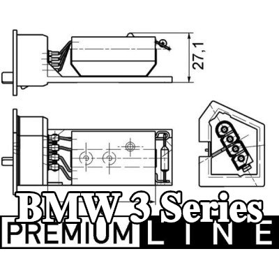 MAHLE مقاوم محرك المنفاخ — 2000 BMW 3 Series