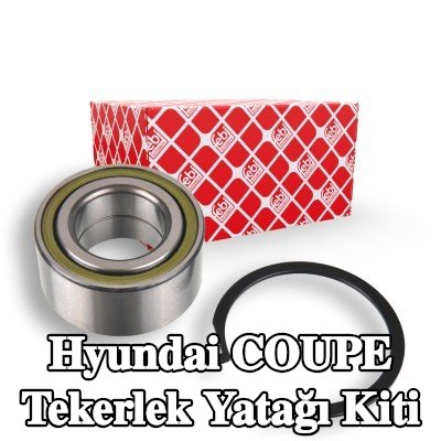 FEBI BILSTEIN Sol ön aks tekerlek yatağı kiti, Ön Aks Sağ, tutma halkası — Hyundai Coupe